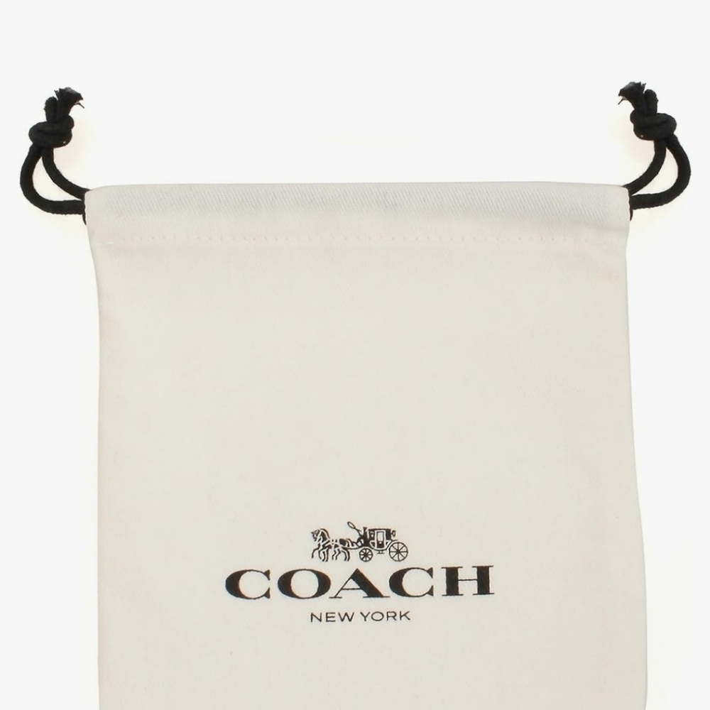 💛▪️Coach ▪️Crystsl Stud Earrings w/Coach dust bag NWT!  (MSRP $65] - Picture 4 of 8
